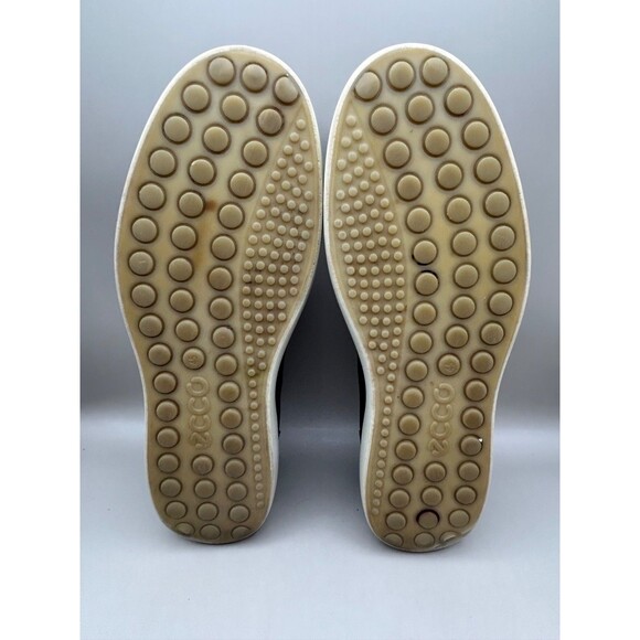 ECCO Soft 7 Craze Mens Casual Low Top Sneakers Black Leather Size 45 US 11 - Picture 8 of 10